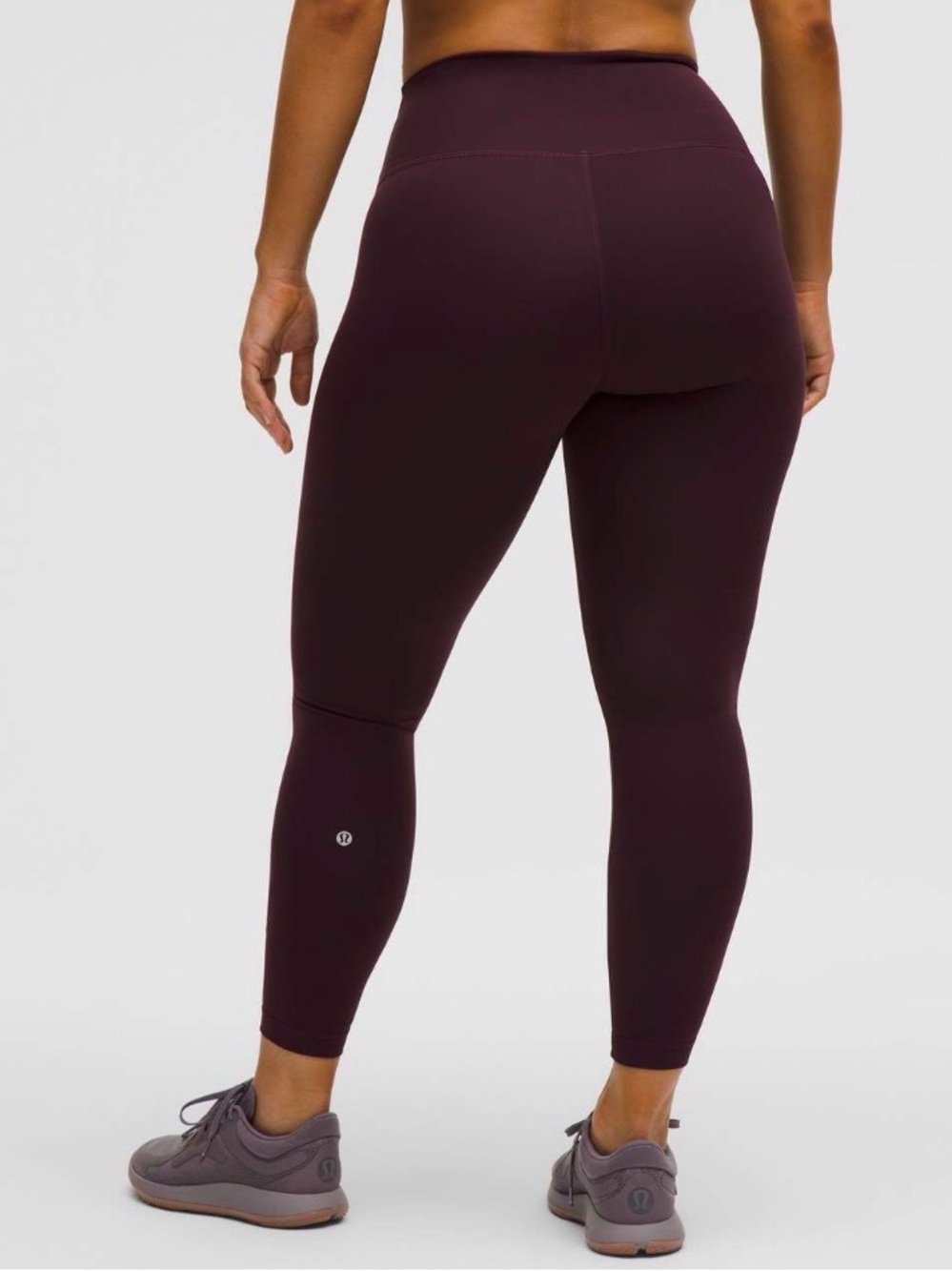 Lululemon Size 10 Wunder Train Contour Fit High Rise Tight 25" Goodnight Plum